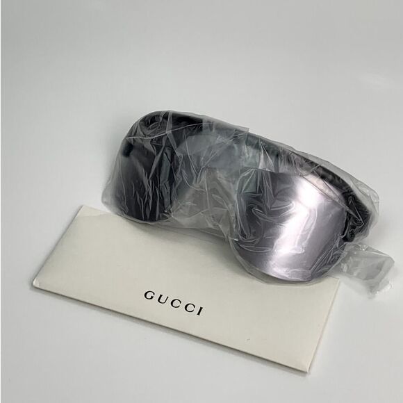 NEW Gucci Sunglasses GG1645S 003 Black/Multiyer Silver Mirror Unisex Authentic - Picture 13 of 13